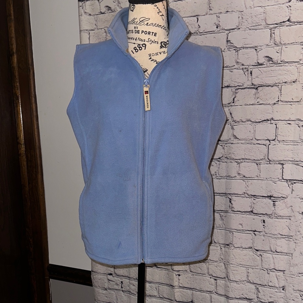 Vintage Woolrich Light Blue Fleece Vest